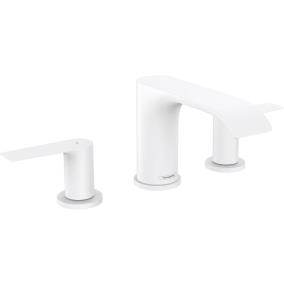 Bath Matte White White Faucets