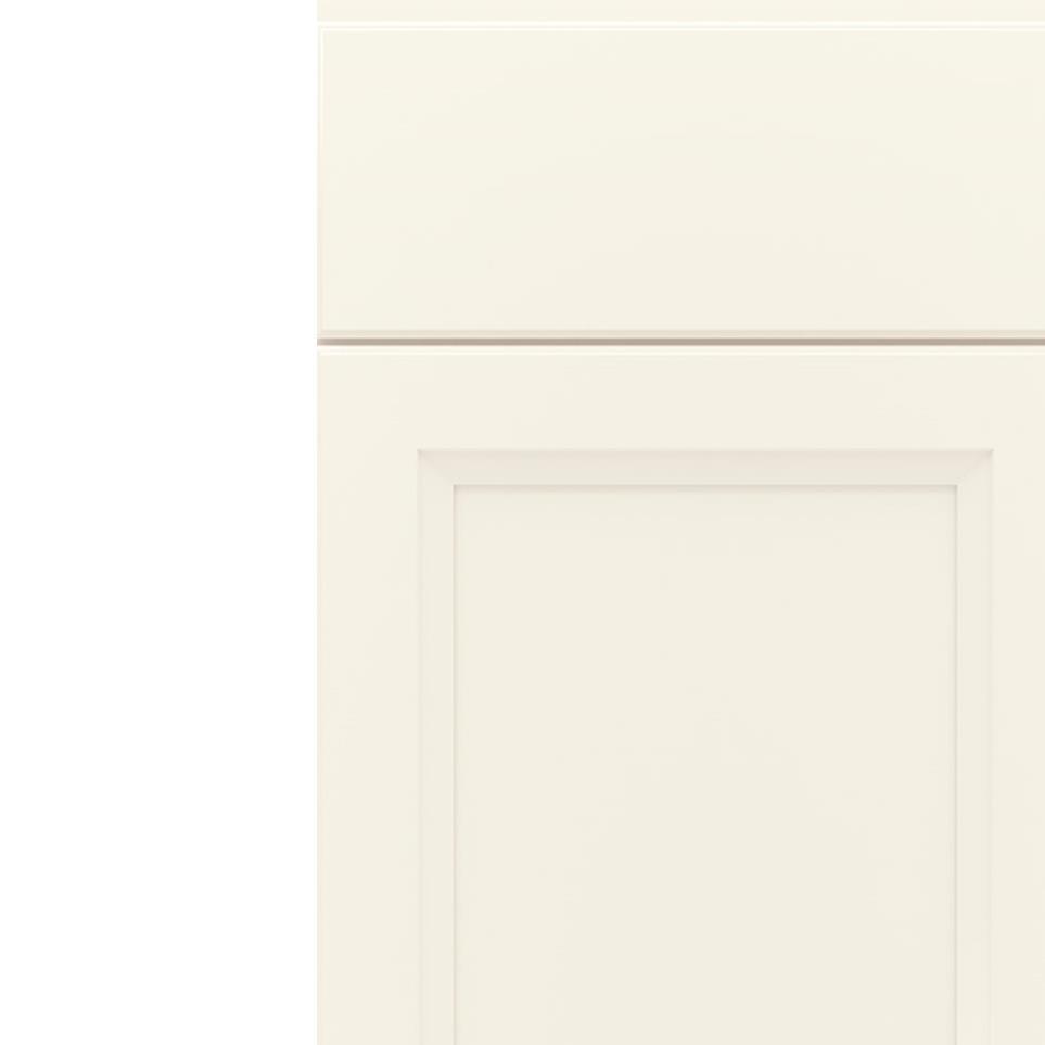 Square French Vanilla Paint - White Square Cabinets