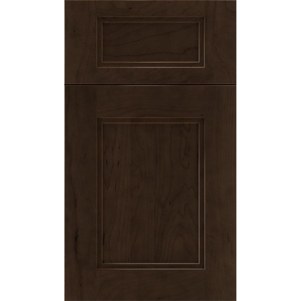 5 Piece Cappuccino Dark Finish 5 Piece Cabinets