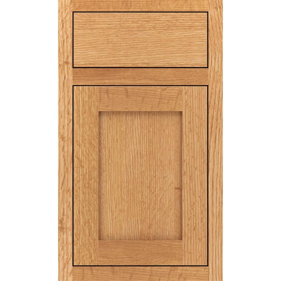 Square Natural Light Finish Square Cabinets