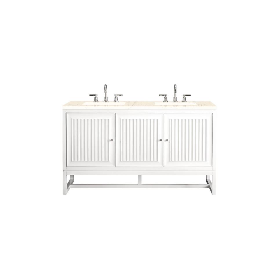 Base with Sink Top Glossy White White Vanities