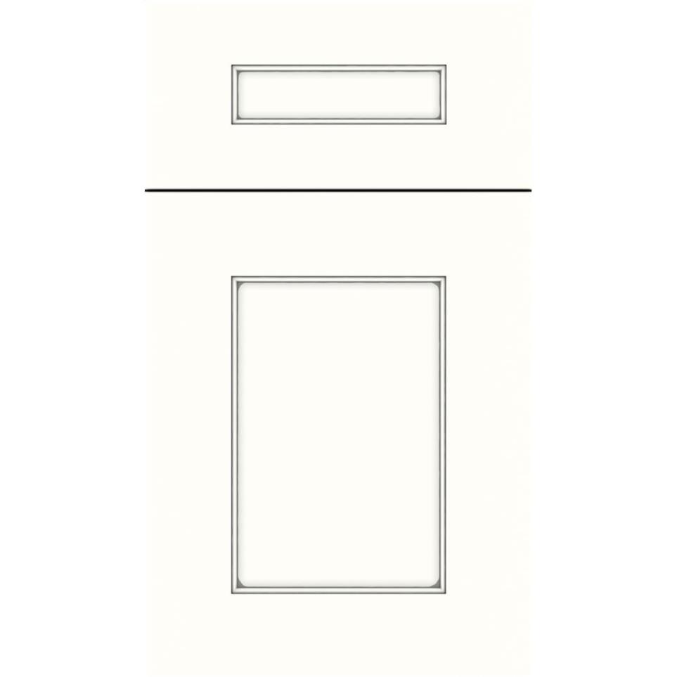 5 Piece Alabaster Pewter Glaze Glaze - Paint 5 Piece Cabinets