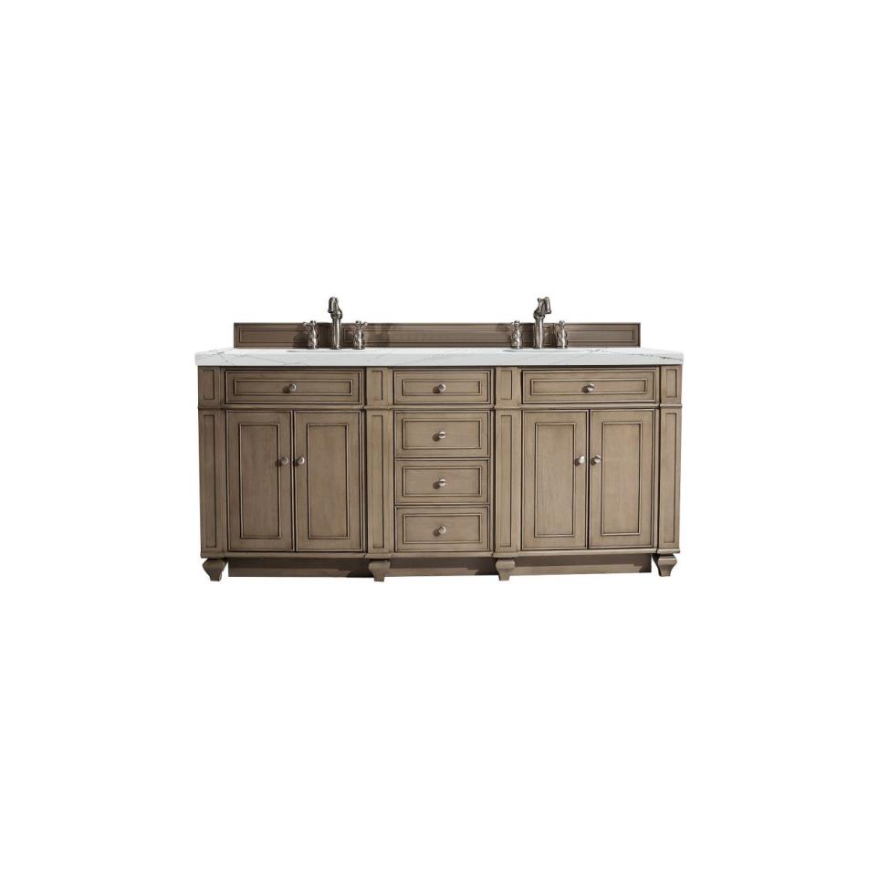 Base with Sink Top Whitewashed Walnut Light Finish Vanities