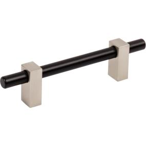 Bar Pull Matte Black,Satin Nickel Nickel Pulls