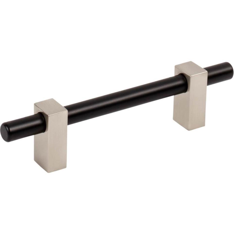 Bar Pull Matte Black,Satin Nickel Nickel Pulls