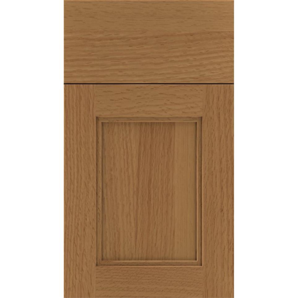 Square Ginger Light Finish Square Cabinets