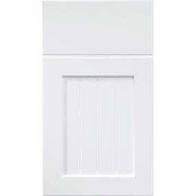 Square Satin White Paint - White Square Cabinets