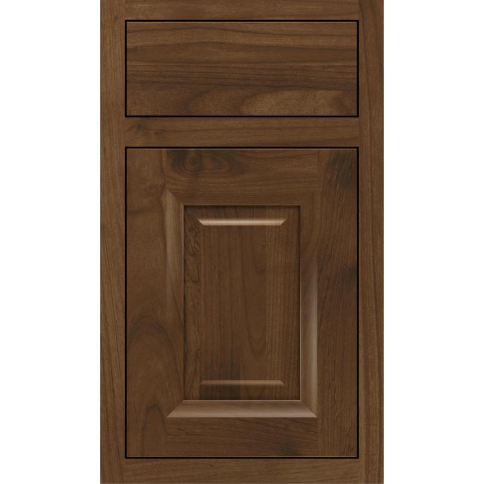 Square Mink Dark Finish Square Cabinets