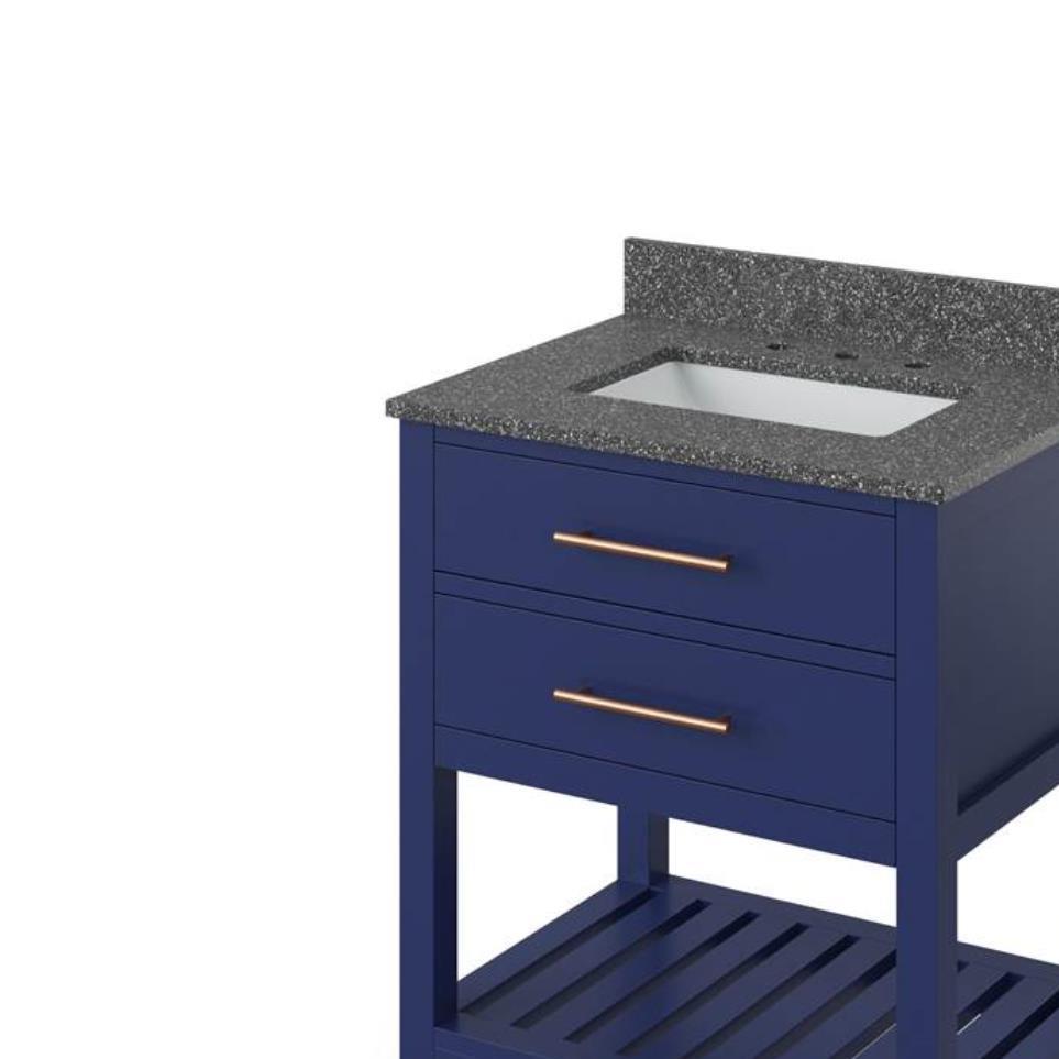 Base with Sink Top Hale Blue Blue / Purple Vanities