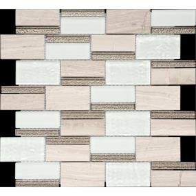 Mosaic J-1 Glacier Beige/Tan Tile