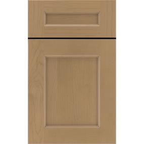 5 Piece Buckskin Medium Finish 5 Piece Cabinets