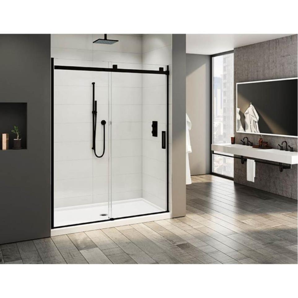 Wall Matte Black Black Showers