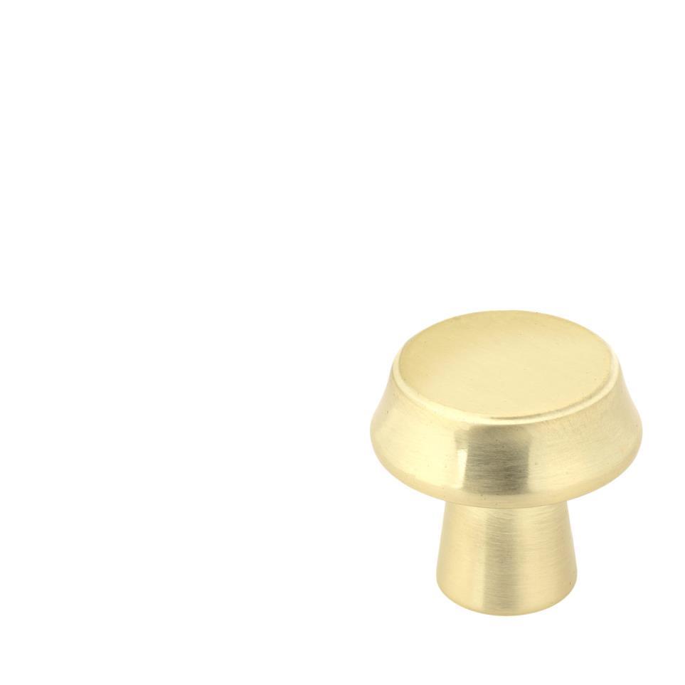 Knob Aurum Brushed Gold Brass / Gold Knobs