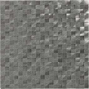 Mosaic Gunmetal Satin Gray Tile