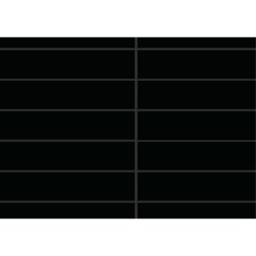 Mosaic Black Glossy Black Tile