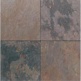 Tile Indian Multicolor Natural Cleft Brown Tile