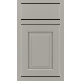 Square Stamped Concrete Paint - Grey Square Cabinets