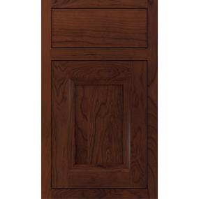 Square Sepia Dark Finish Square Cabinets