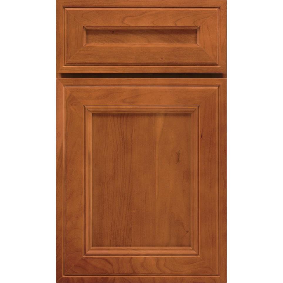Square Cattail Medium Finish Square Cabinets
