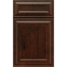 Square Chocolate Dark Finish Square Cabinets