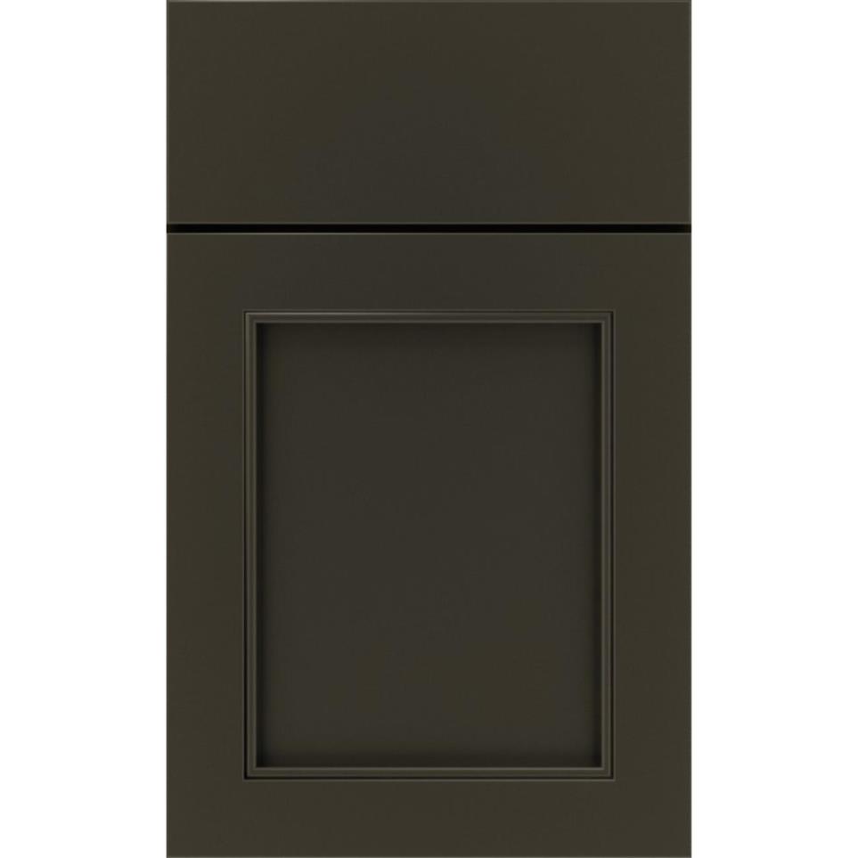 Square Forest Floor Dark Finish Square Cabinets