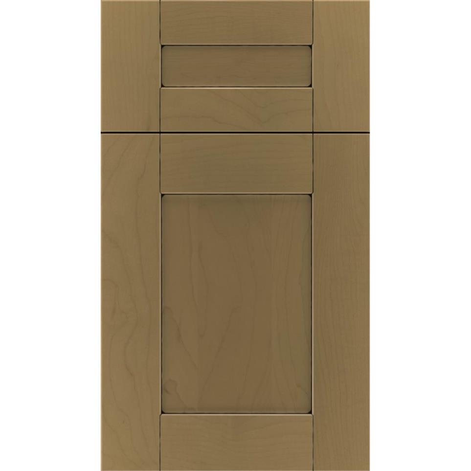 Square Frappe Black Glaze Glaze - Stain Square Cabinets