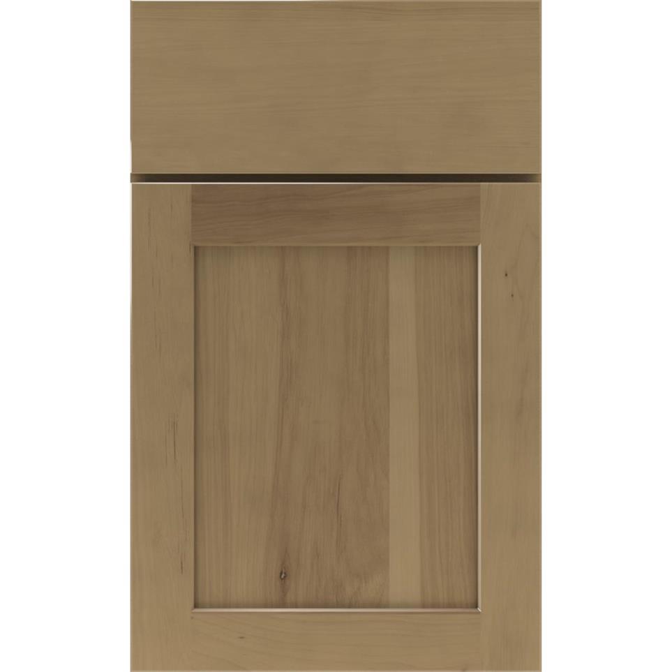 Square Buckskin Medium Finish Square Cabinets