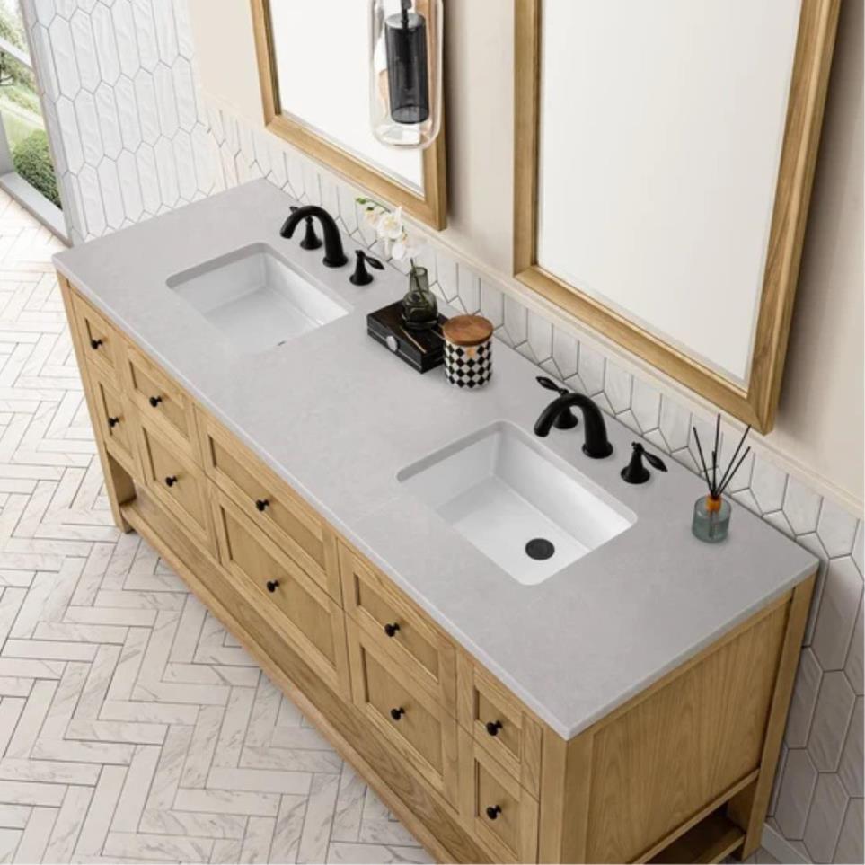 Base with Sink Top Light Oak Light Finish Vanities