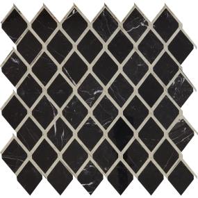 Mosaic Nero Marquina /Antique Mirror Polished Black Tile