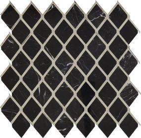 Mosaic Nero Marquina /Antique Mirror Polished Black Tile