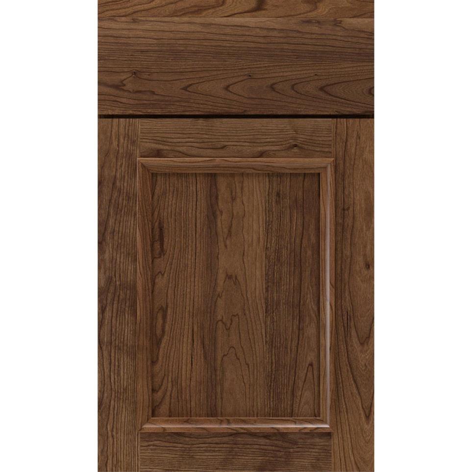 Square Mink Dark Finish Square Cabinets