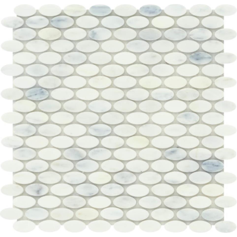 Mosaic Winter Frost White Tile