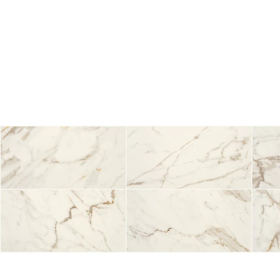 Tile Calacatta Gold Matte White Tile