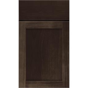 Square Flagstone Dark Finish Square Cabinets