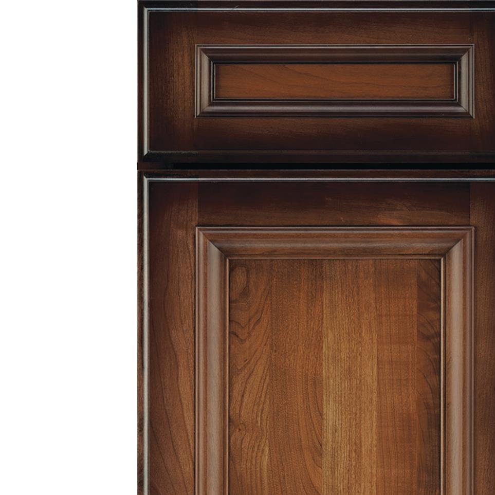 5 Piece Balsamic Ombre Dark Finish 5 Piece Cabinets