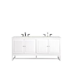 Base with Sink Top Glossy White White Vanities