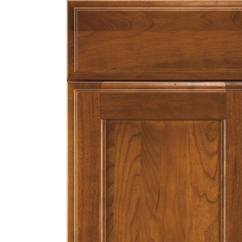 Square Suede Medium Finish Square Cabinets