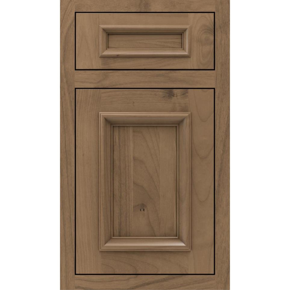5 Piece Gunny Medium Finish 5 Piece Cabinets