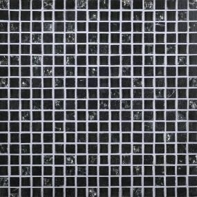 Mosaic Onyx Mixed Black Tile