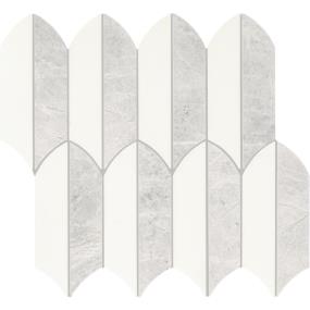 Mosaic Cristallo Blend Polished Gray Tile