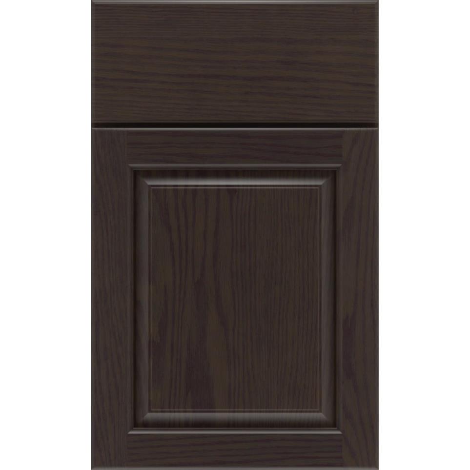 Square Derby Dark Finish Square Cabinets