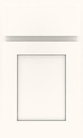 White With Grey Stone Penned
