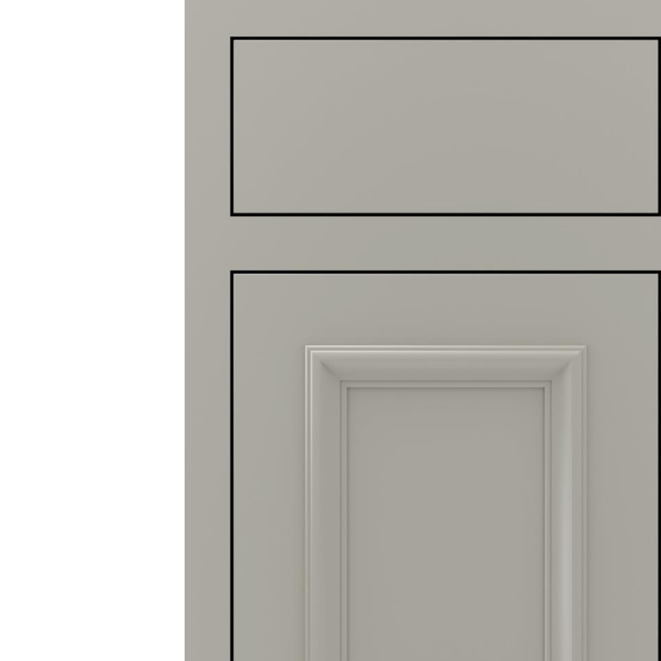 Square Stamped Concrete Paint - Grey Square Cabinets