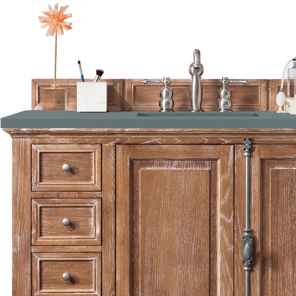 Base with Sink Top Driftwood Medium Finish Vanities