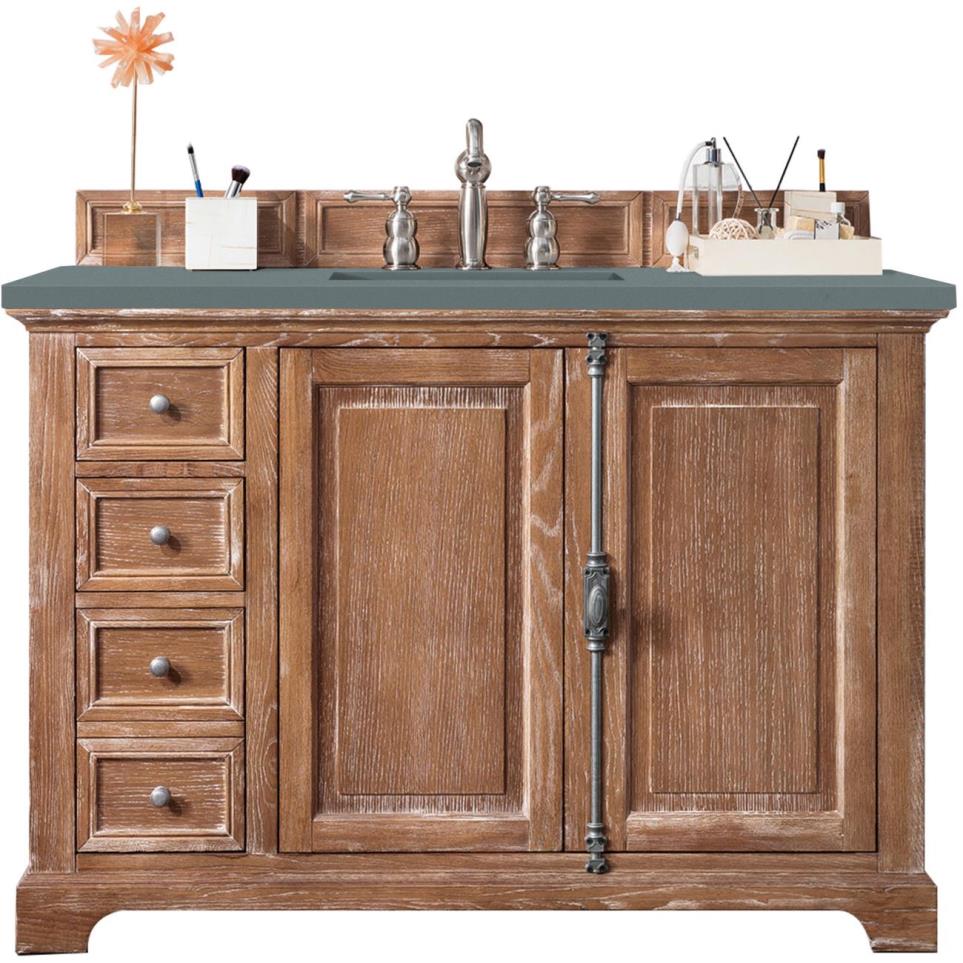 Base with Sink Top Driftwood Medium Finish Vanities