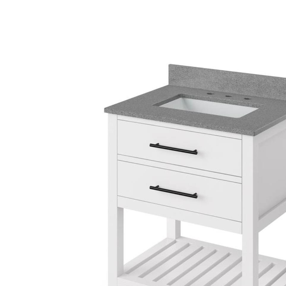 Base with Sink Top White White Vanities