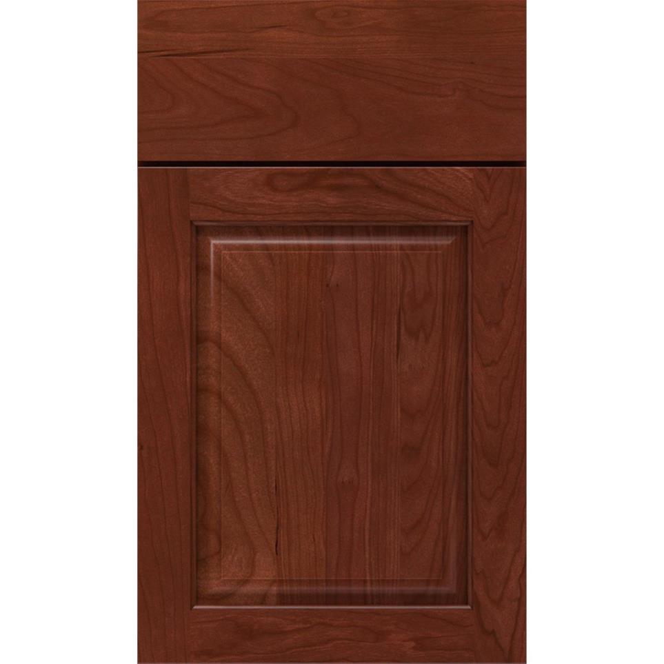 Square Marsala Dark Finish Square Cabinets