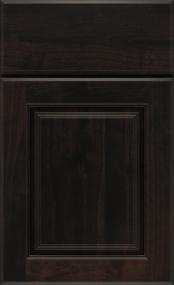 Square Chocolate Dark Finish Cabinets