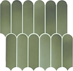 Mosaic Verdelite Glossy Green Tile