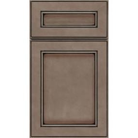 Square Winter Black Glaze Glaze - Stain Square Cabinets